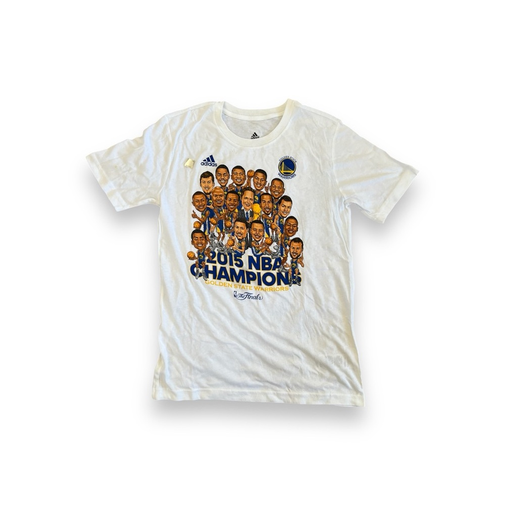 💙 New💙 ADIDAS Golden State Warriors 2015 NBA Championships Tee